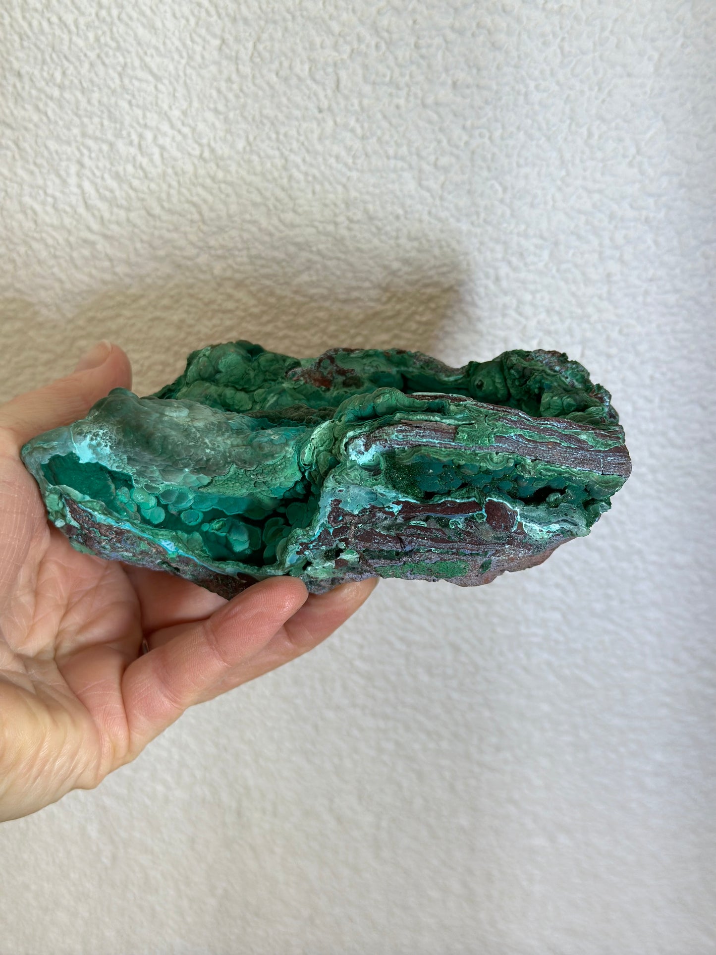 Mallacolla ruw groen en blauw