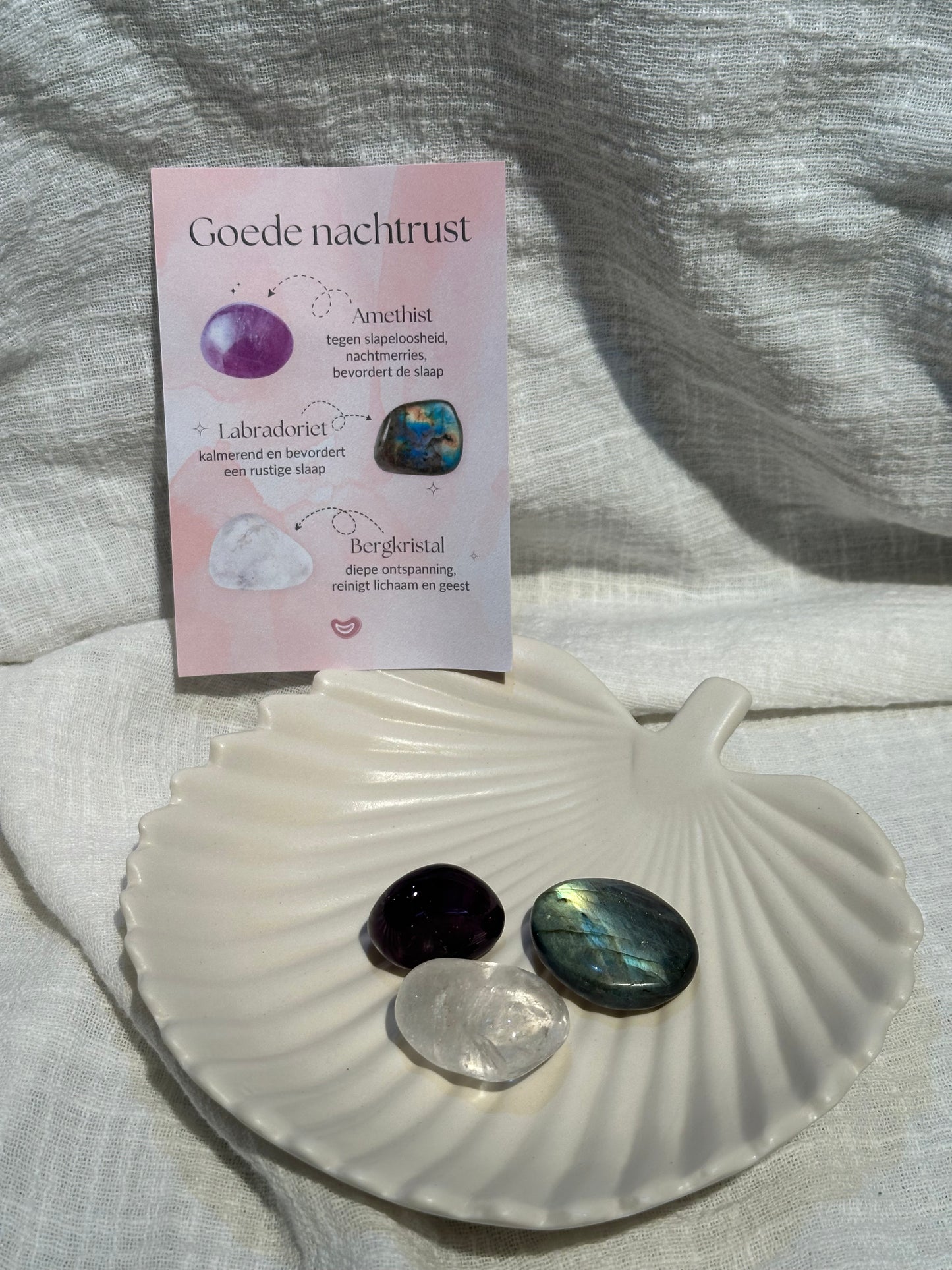 Setje edelstenen Goede nachtrust