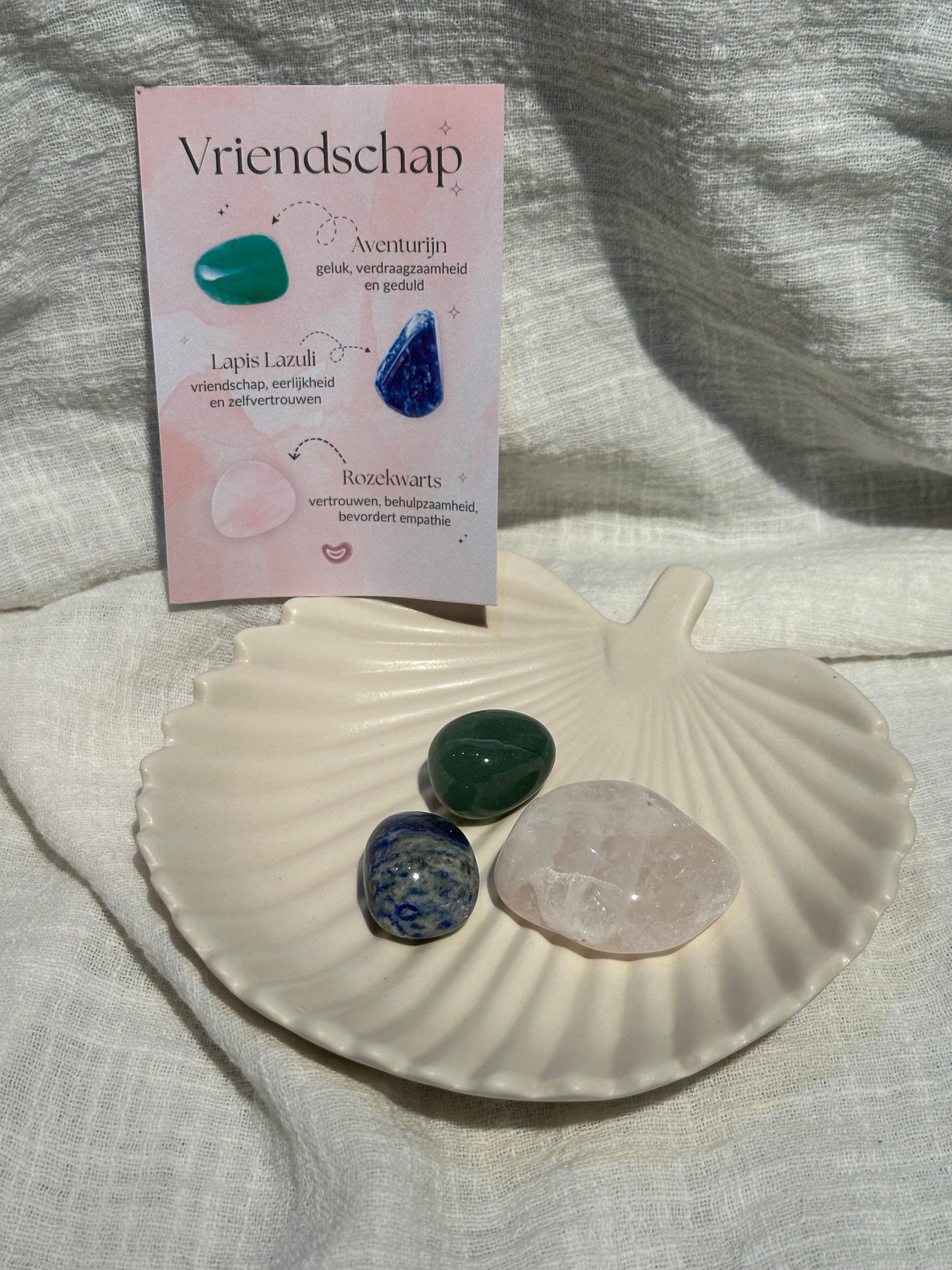 Setje edelstenen Vriendschap