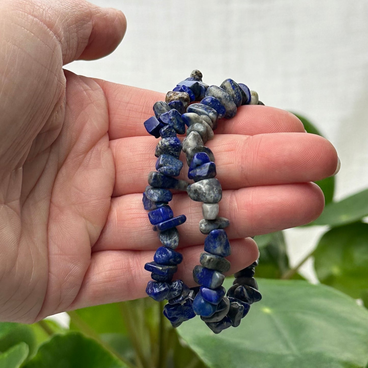 Lapis lazuli splitarmband