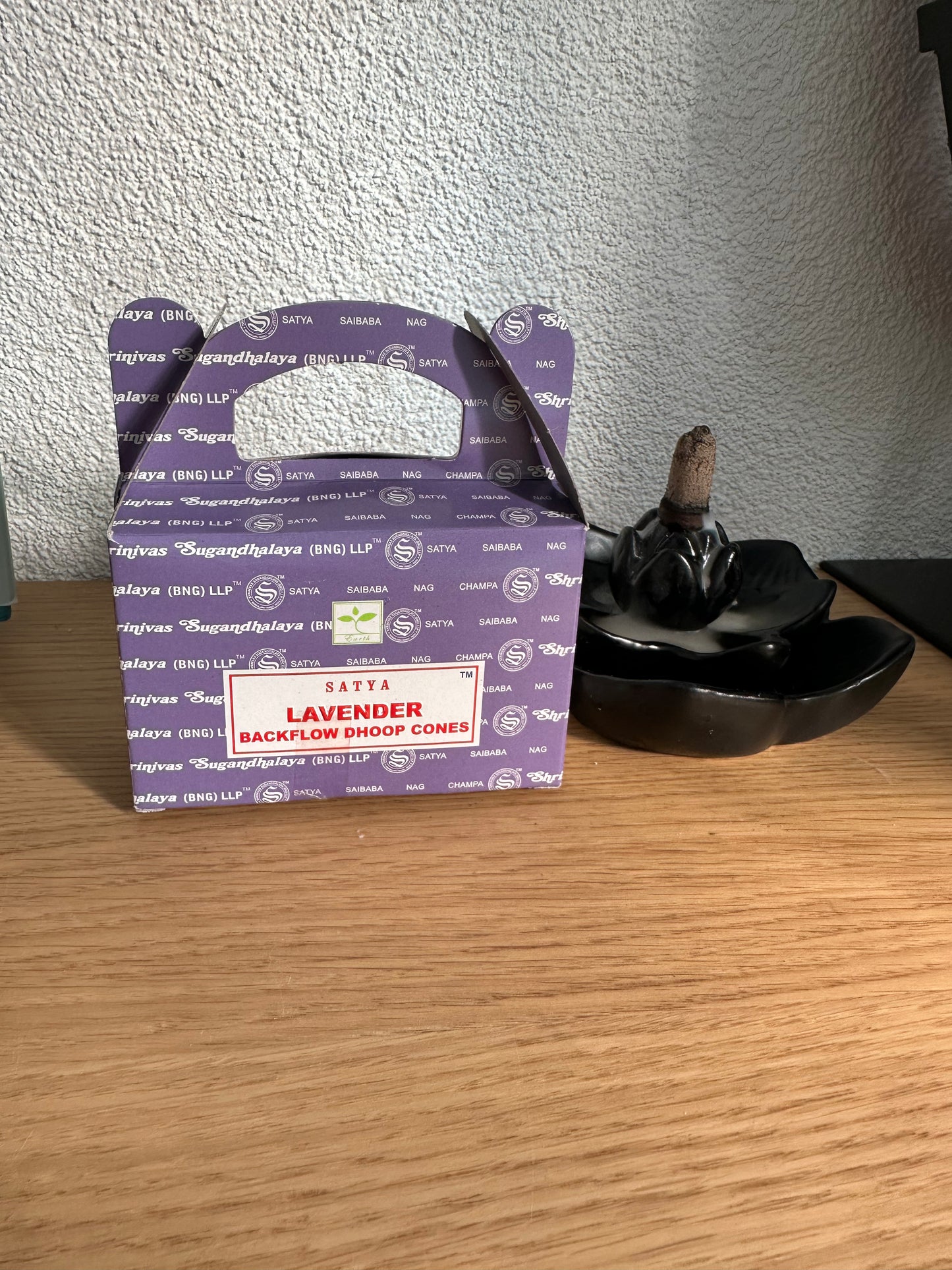 Backflow Wierookkegel Satya Lavendel