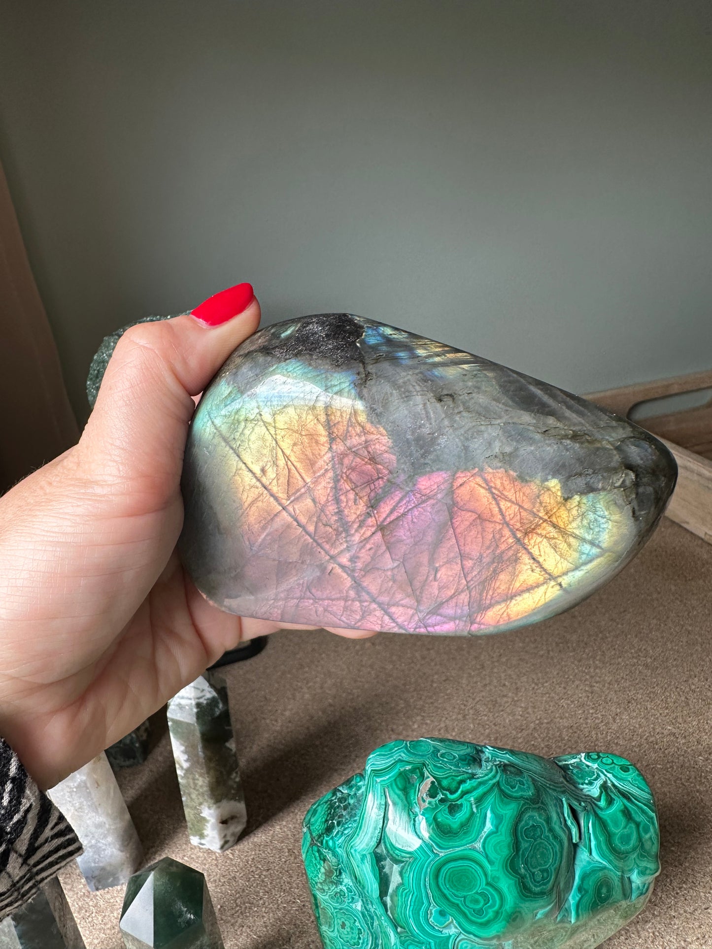 Labradoriet Roze flash