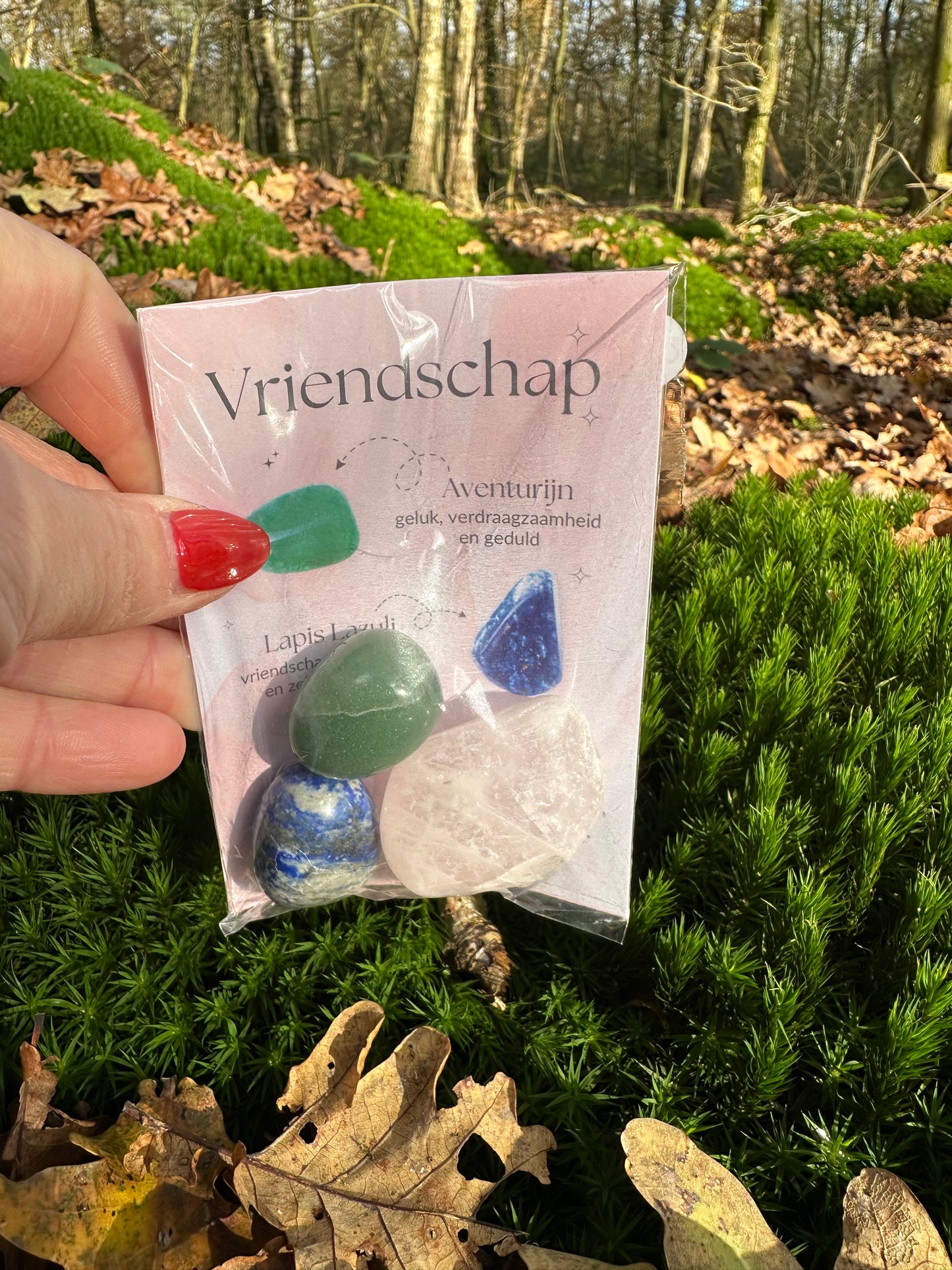 Setje edelstenen Vriendschap
