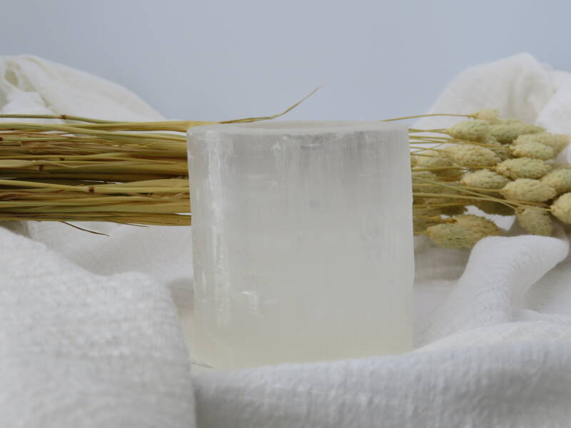 Seleniet wit theelicht