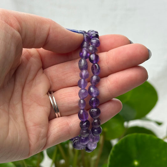Amethist armband freeform