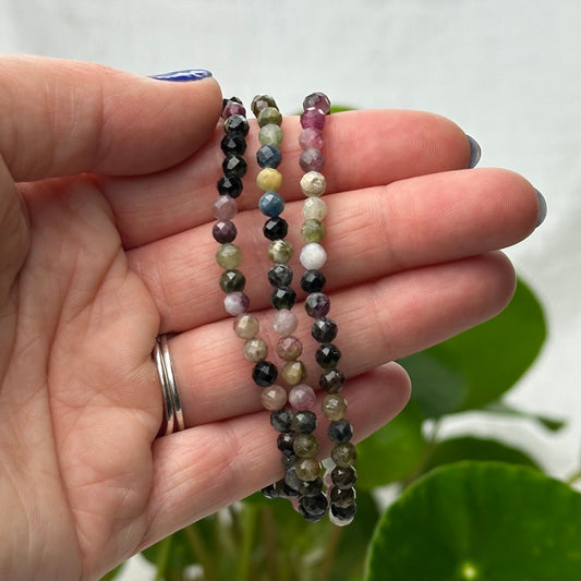 Toermalijn multicolor armband