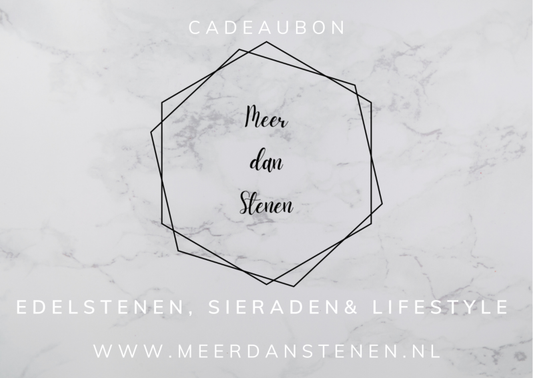 Cadeaubon Meer dan stenen